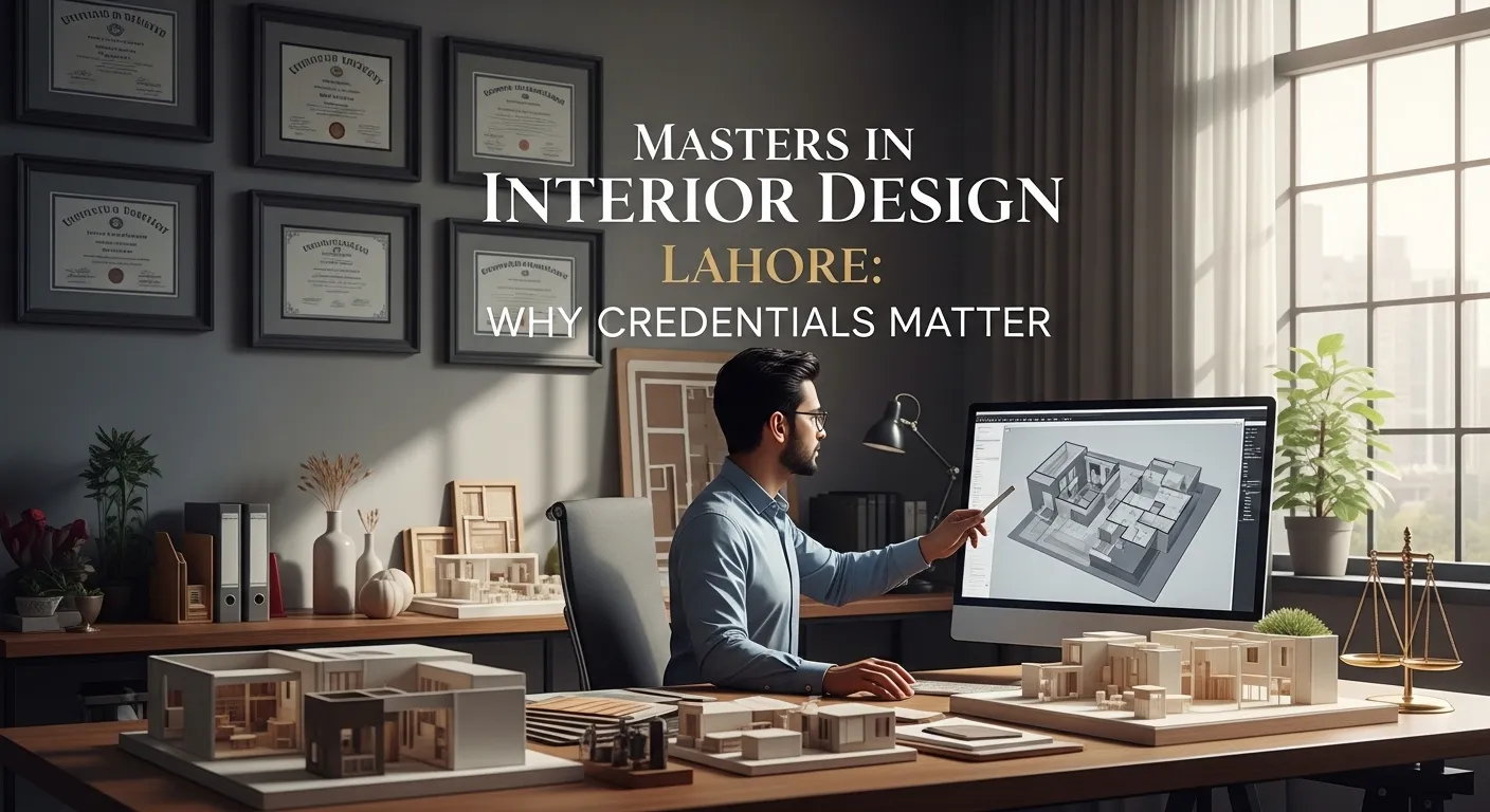 Masters in Interior Design Lahore: Why Credentials Matter 