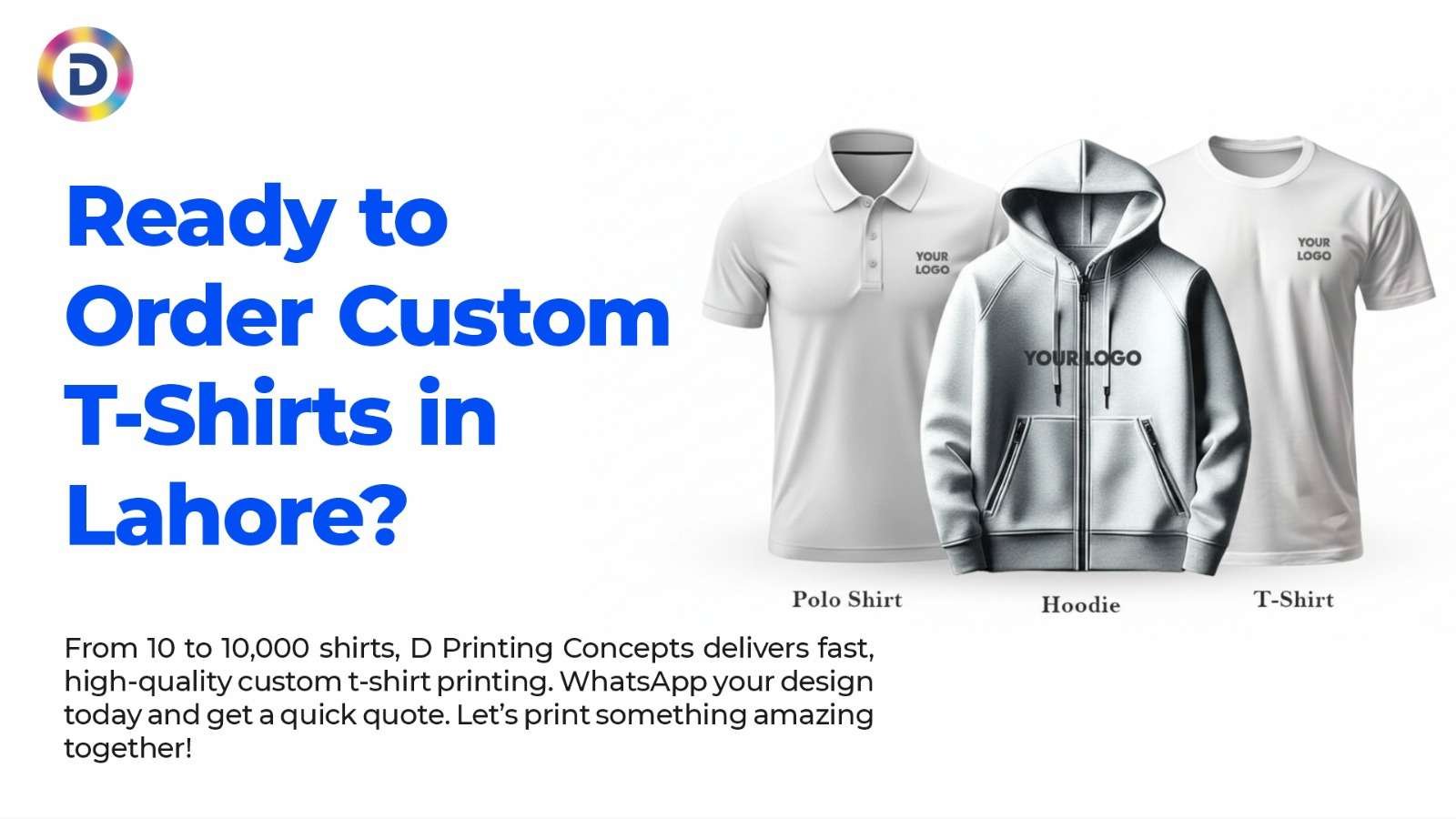 Ready to Order Custom T-Shirts in Lahore?