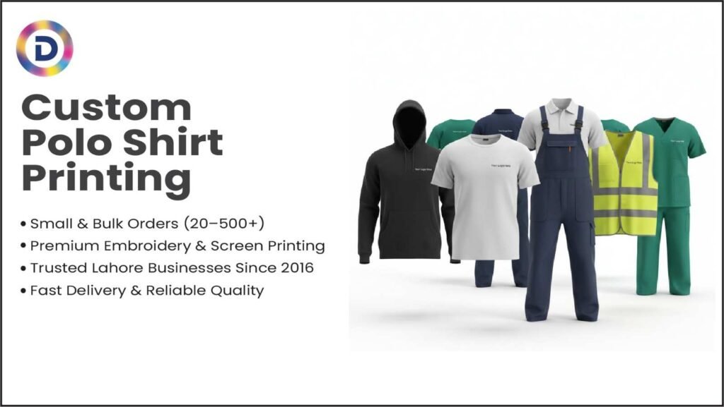 Polo Shirt Printing in Lahore