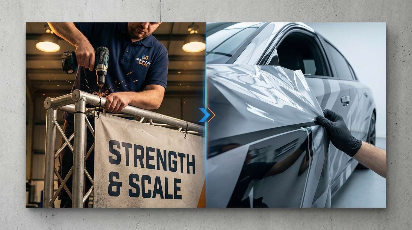 Flex vs. Vinyl: Which One Does Your Lahore Business Need?