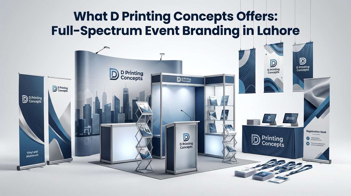 What D Printing Concepts Offers: Full-Spectrum Event Branding in Lahore