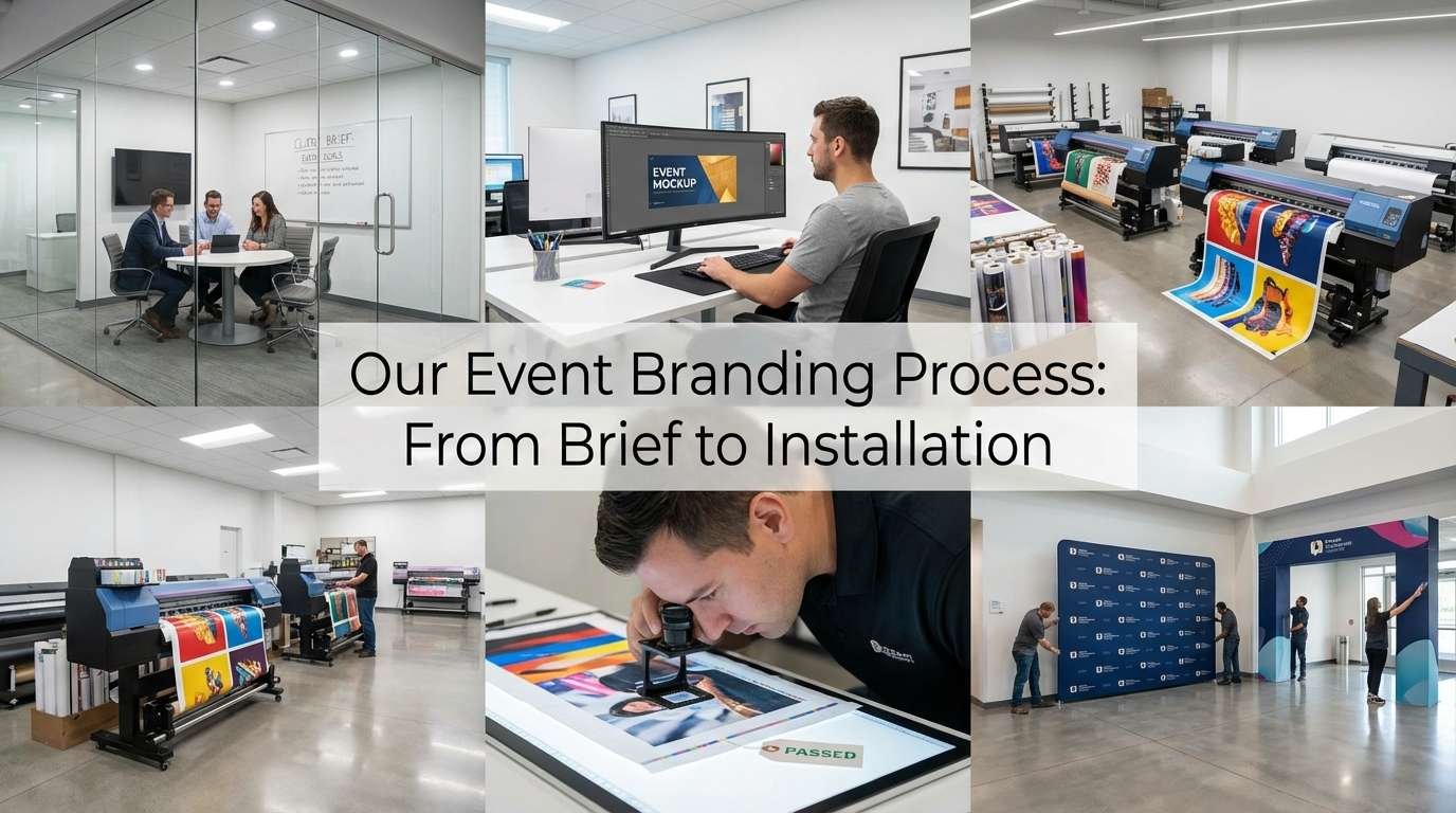 Our Event Branding Process: From Brief to Installation