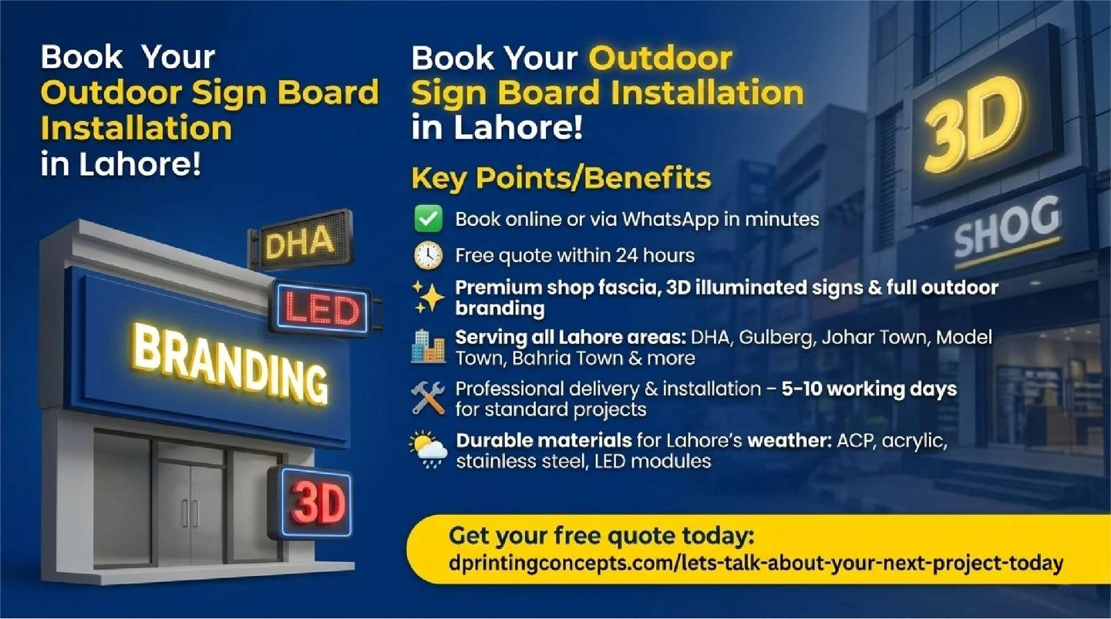 Final Word — Your Sign Board Is Your First Impression in Lahore